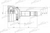 PATRON PCV1477 ШРУС наружн к-кт NISSAN: Almera N16 2.2dCi/Di 00- [A:27, B:26, ABS:44]