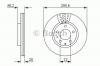 BOSCH 0 986 479 758 Диск тормозной MAZDA CX-7 06-/CX-9 07- передний