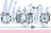 NISSENS 89076 Компрессор кондиционера CITROEN C5/BERLINGO/PEUGEOT 306/406/PARTNER
