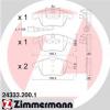 ZIMMERMANN 24333.200.1 Комплект тормозных колодок, дисковый тормоз