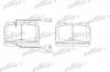 PATRON PBP1545 Колодки тормозные дисковые передн CITROEN: C8 02-,  FIAT: ULYSSE 02-,  LANCIA: PHEDRA 02-,  PEUGEOT: 607 04-, 807 02-