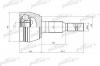 PATRON PCV1290 ШРУС наружн к-кт OPEL: Astra 98-