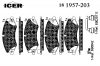 ICER 181957203 Колодки тормозные ICER 181957203 RANGE ROVER III 06- Пер