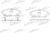 PATRON PBP1601 Колодки тормозные дисковые передн HONDA: ACCORD VII 98-02, ACCORD VII Aerodeck 98-02