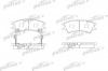 PATRON PBP1326 Колодки тормозные дисковые передн HYUNDAI: ATOS 98-, ATOS PRIME 99-