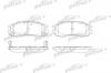 PATRON PBP764 Колодки тормозные дисковые передн HYUNDAI: SANTAMO 99-, MITSUBISHI: COLT III 90-92, COLT IV 92-96, ECLIPSE I 91-95, ECLIPSE II 95-99, GALANT IV 88-92, GALANT IV седан 87-92