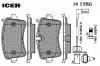 ICER 181986 Комплект тормозных колодок, дисковый тормоз