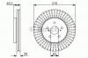 BOSCH 0 986 479 722 Тормозной диск