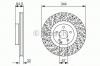 BOSCH 0986479764 Тормозной диск передний 0986479764