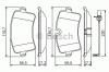 BOSCH 0986494488 колодки дисковые задние Audi A6/A7/A8 2.0TFSi-6.3/2.0TDi-4.2TDi 09