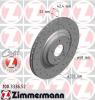 ZIMMERMANN 100.3336.52 Диск тормозной задний