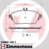 ZIMMERMANN 24869.195.1 Комплект тормозных колодок, дисковый тормоз