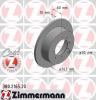 ZIMMERMANN 380.2165.20 Диск торм.зад. Mitsubishi Galant 92&gt;, Lancer 03&gt;