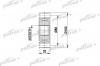 PATRON PCV2273 ШРУС внутр к-кт BMW: 3 E30 316/318/320/324TD/325, 5 E34 518/520/524TD/525/530 88-97