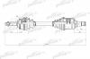 PATRON PDS9107 Полуось лев Toyota Avensis T25 2.0 D-4D (85 kW) 03&gt;