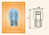 MAGNETI MARELLI 002052400000 Лампочка T20 21/5W 12 двухспиральная бесцветная