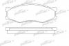 PATRON PBP340 Колодки тормозные дисковые передн INFINITI: M30 Convertible 90-93, M30 купе 89-93, NISSAN: 300 ZX 84-90, BLUEBIRD 85-90, BLUEBIRD 83-90, BLUEBIRD Hatchback 85-91, BLUEBIRD