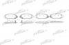 PATRON PBP1381 Колодки тормозные дисковые передн FORD: TRANSIT c бортовой платформой 00-, TRANSIT автобус 00-, TRANSIT фургон 00-