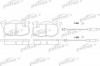 PATRON PBP719 Колодки тормозные дисковые передн CITROEN: AX 87-97, C15 84-05, ZX 91-97, ZX Break 93-97, PEUGEOT: 106 I 91-96, 106 II 96-, 306 94-01, 306 хечбэк 93-01