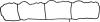 REINZ 71-40436-00 Прокладка коллектора MERCEDES-BENZ: C CLASS C 180 CDI/C 200 CDI/C 220 CDI/C 250 CDI 07-, C CLASS T-Model C 200 CDI/C 220 CDI/C 220 CDI/C 250 CDI 4-matic 07-, CLS 250
