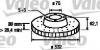 VALEO 186808 Диск тормозной (1 шт)
