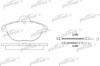 PATRON PBP1069 Колодки тормозные дисковые передн CITROEN: XANTIA 95-98, XANTIA 98-03, XANTIA Break 95-98, XANTIA Break 98-03