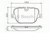 BOSCH 0 986 494 409 Комплект тормозных колодок, дисковый тормоз