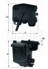 KNECHT KL431D фильтр топливный Ford Focus 1.6TDCi C-Max 03, Peugeot 206/407 1.6HDi 04