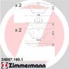 ZIMMERMANN 24697.190.1 Комплект тормозных колодок, дисковый тормоз