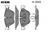 ICER 182002 Колодки тормозные дисковые, комплект