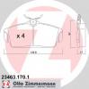 ZIMMERMANN 23463.170.1 Колодки торм.пер.