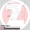 ZIMMERMANN 21363.160.1 Комплект тормозных колодок, дисковый тормоз