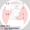 ZIMMERMANN 24538.185.1 Комплект тормозных колодок, дисковый тормоз