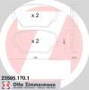 ZIMMERMANN 23585.170.1 Комплект тормозных колодок, дисковый тормоз