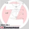 ZIMMERMANN 25045.200.1 Комплект тормозных колодок, дисковый тормоз