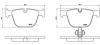 BREMBO P06053 Комплект тормозных колодок, дисковый тормоз