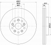 TEXTAR 92224203 Диск торм. LEXUS LS 06&gt; перед. левый вент. 1 шт