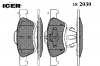 ICER 182030 Комплект тормозных колодок, дисковый тормоз