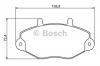BOSCH 0 986 494 289 Колодки тормозные FORD TRANSIT R15 91-00 передние с индикат.износа