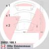 ZIMMERMANN 25031.185.1 Комплект тормозных колодок, дисковый тормоз