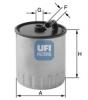 UFI 2442900 Фильтр топливный