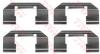 TRW PFK376 Комплектующие, колодки дискового тормоза