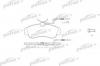 PATRON PBP1112 Колодки тормозные дисковые передн CITROEN: BERLINGO 96-, BERLINGO фургон 96-, XSARA 97-00, XSARA Break 97-05, XSARA купе 98-05, PEUGEOT: 306 97-01, 306 Break 97-02, 306 хеч
