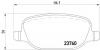 TEXTAR 2376001 Колодки тормозные дисковые задн ALFA ROMEO: 159 05-, 159 Sportwagon 06-, BRERA 06-, SPIDER 06-,  LANCIA: THESIS 02-