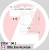 ZIMMERMANN 23157.160.2 Комплект тормозных колодок, дисковый тормоз