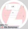 ZIMMERMANN 239731751 КОЛОДКИ ТОРМ ДИСК NISS NOTE/TIIDA/MICRA (K12E) (03