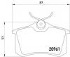 HELLA 8DB 355 018-111 Комплект тормозных колодок, дисковый тормоз