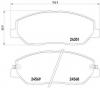 HELLA 8DB 355 012-371 Комплект тормозных колодок, дисковый тормоз