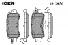 ICER 182056 Комплект тормозных колодок, дисковый тормоз