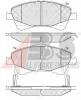 A.B.S. 37722 Комплект тормозных колодок, дисковый тормоз